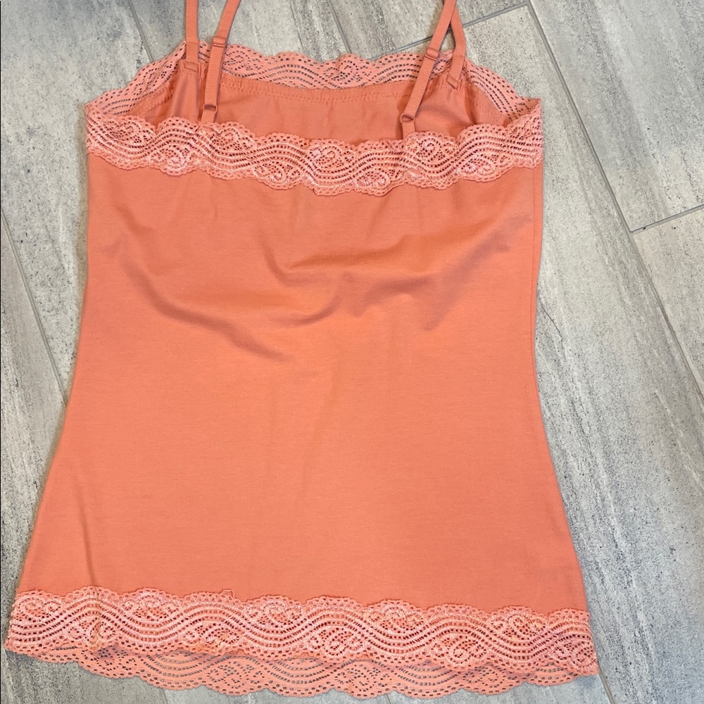 Ann Taylor Peach Lace Camisole - Picture 3 of 3